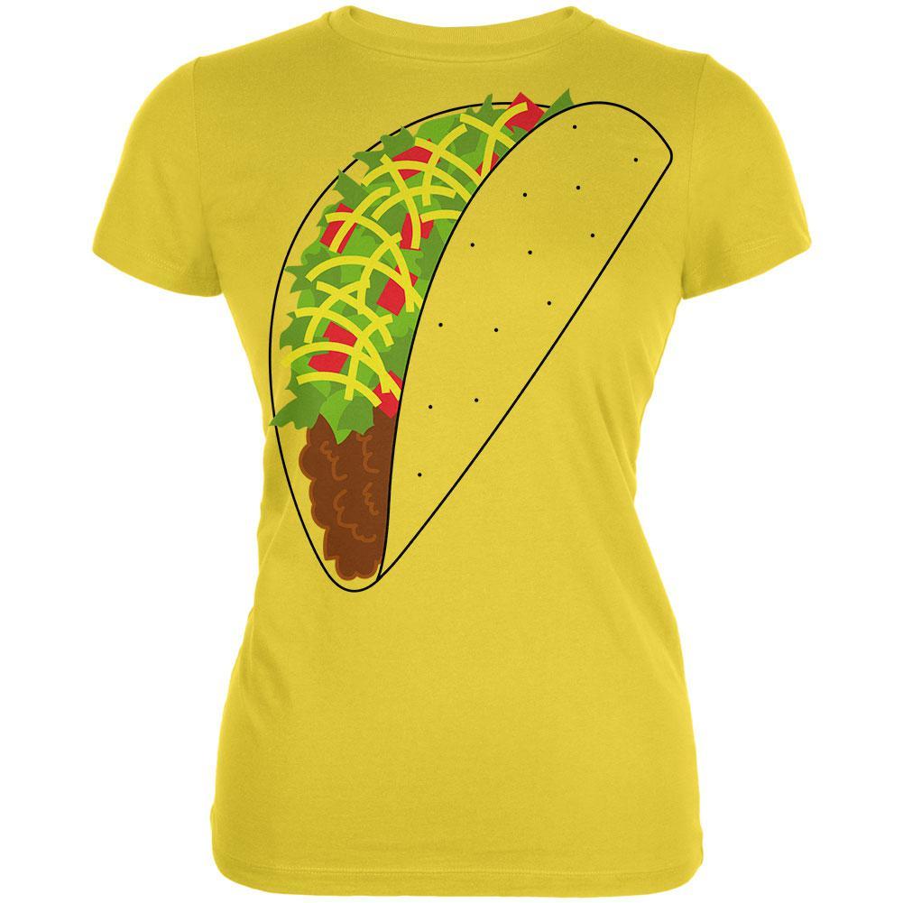 Halloween Taco Food Costume Juniors Soft T Shirt