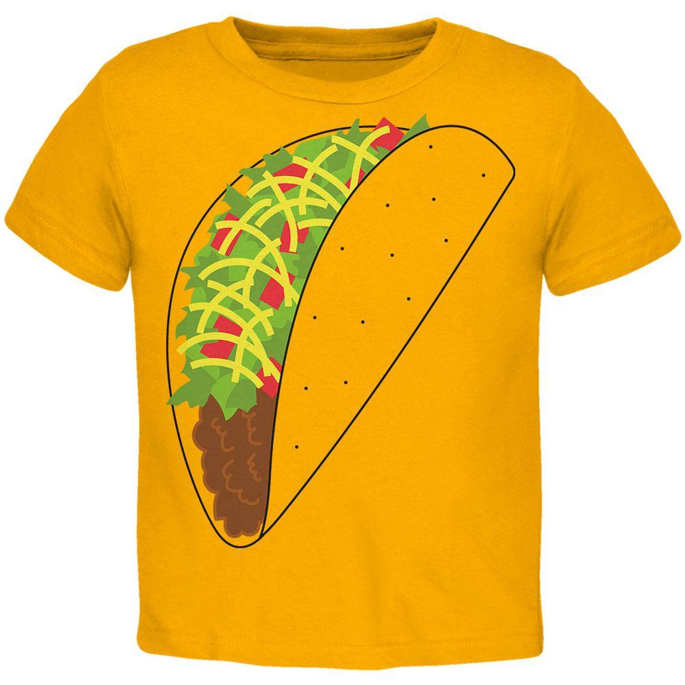 Halloween Taco Food Costume Toddler T Shirt