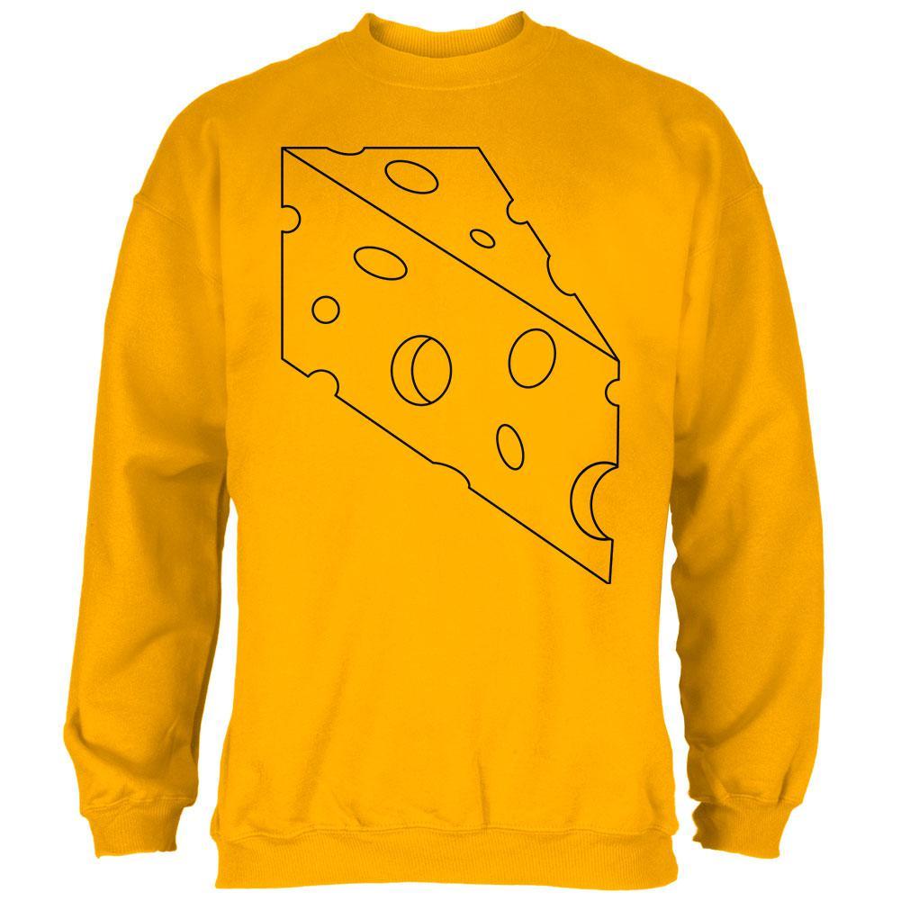 Halloween Swiss Cheese Food Costume Mens Sweatshirt