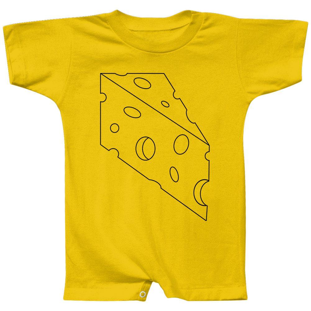 Halloween Swiss Cheese Food Costume Baby Romper