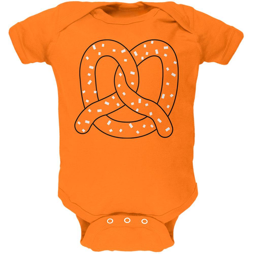 Halloween Pretzel Food Costume Soft Baby One Piece