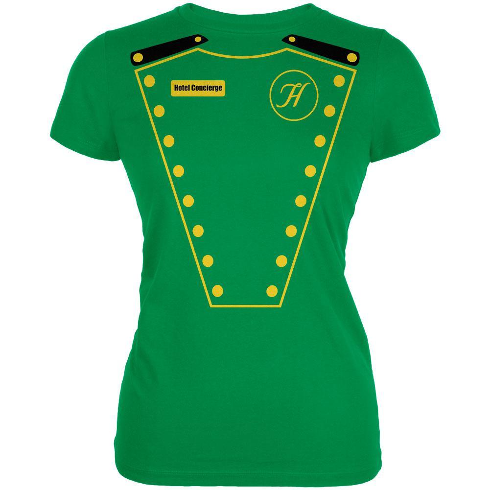 Halloween Hotel Concierge Costume Juniors Soft T Shirt