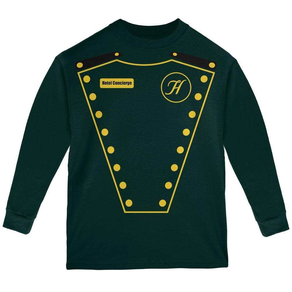 Halloween Hotel Concierge Costume Youth Long Sleeve T Shirt