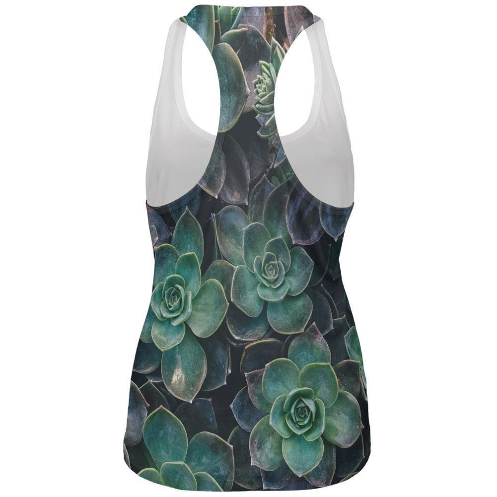 Halloween Succulent Costume Nature All Over Womens Work Out Tank Top