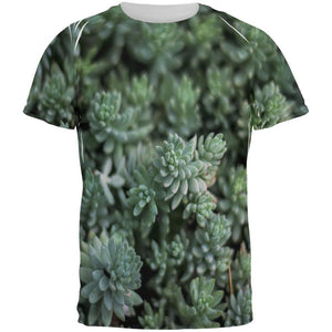Halloween Succulent Bush Costume Nature Plants All Over Mens T Shirt