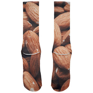 Halloween I'm Nuts Costume Almonds All Over Soft Socks