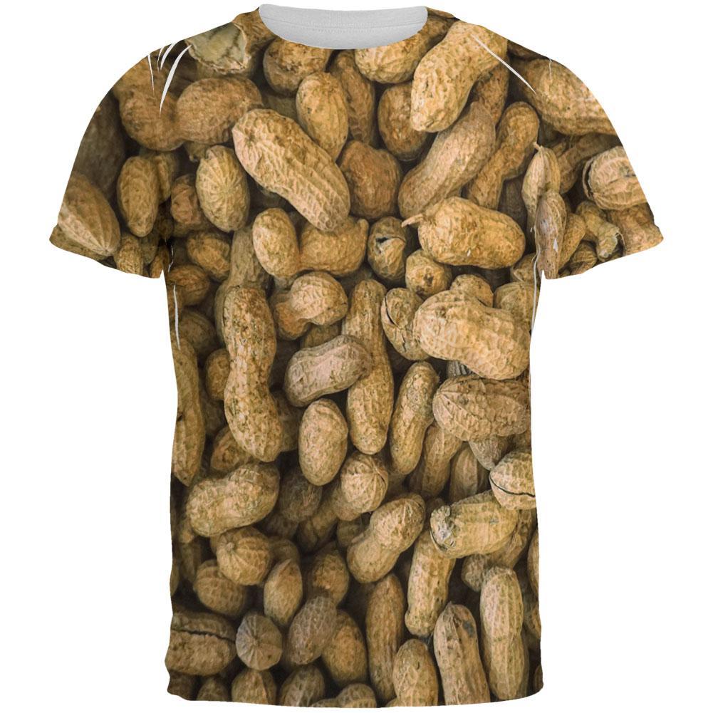 Halloween I'm Nuts Costume Peanuts All Over Mens T Shirt