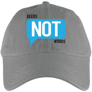 Deeds Not Words Adjustable Cap