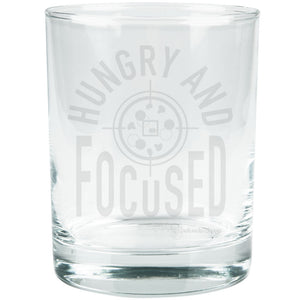  Hungry and Focused Glass Tumbler