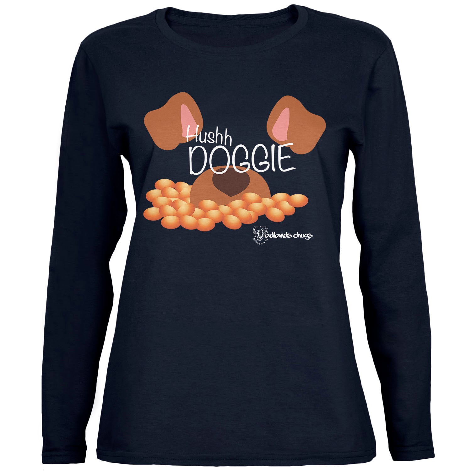 Hushh Doggie Women's Long Sleeve T-Shirt