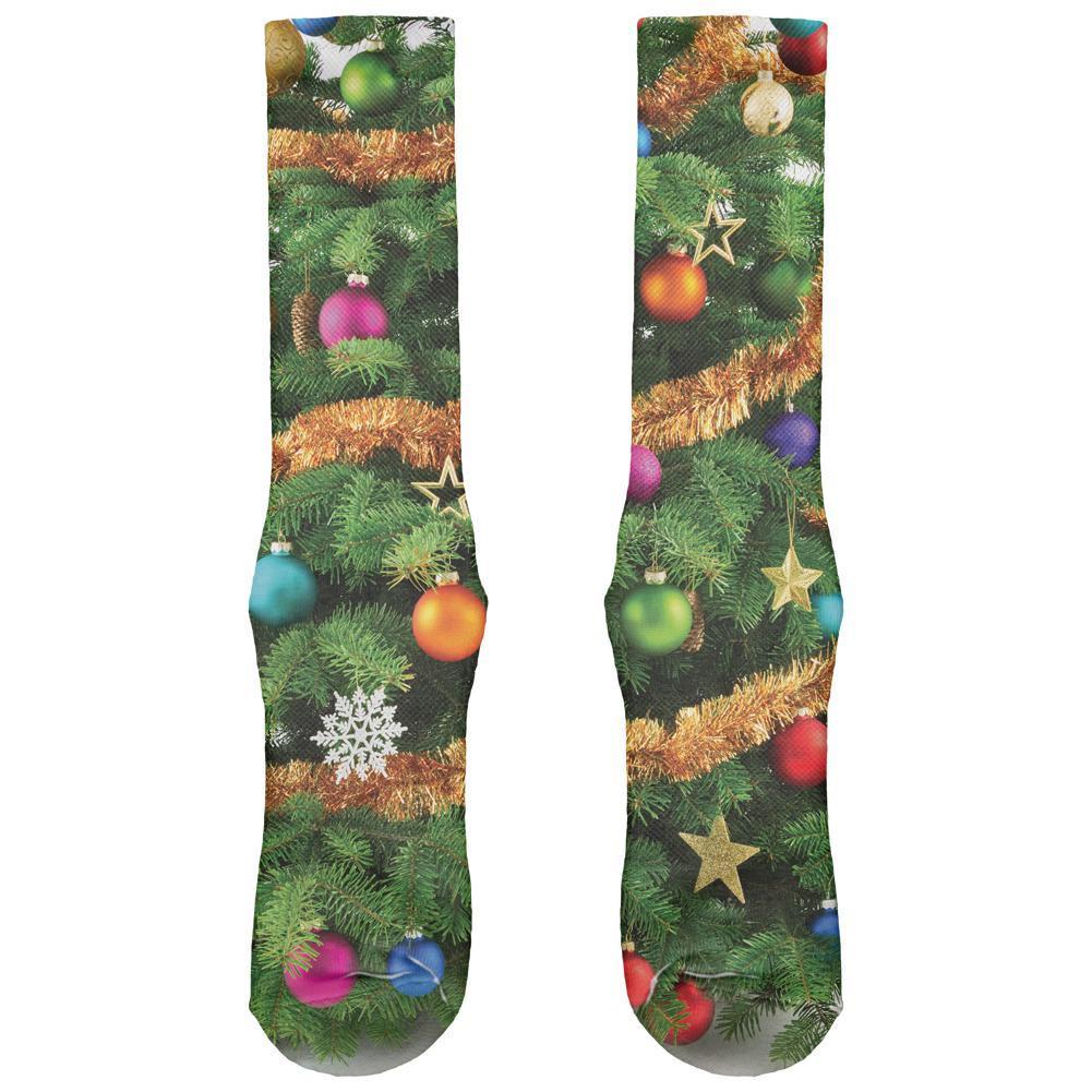 Christmas Tree All Over Crew Socks