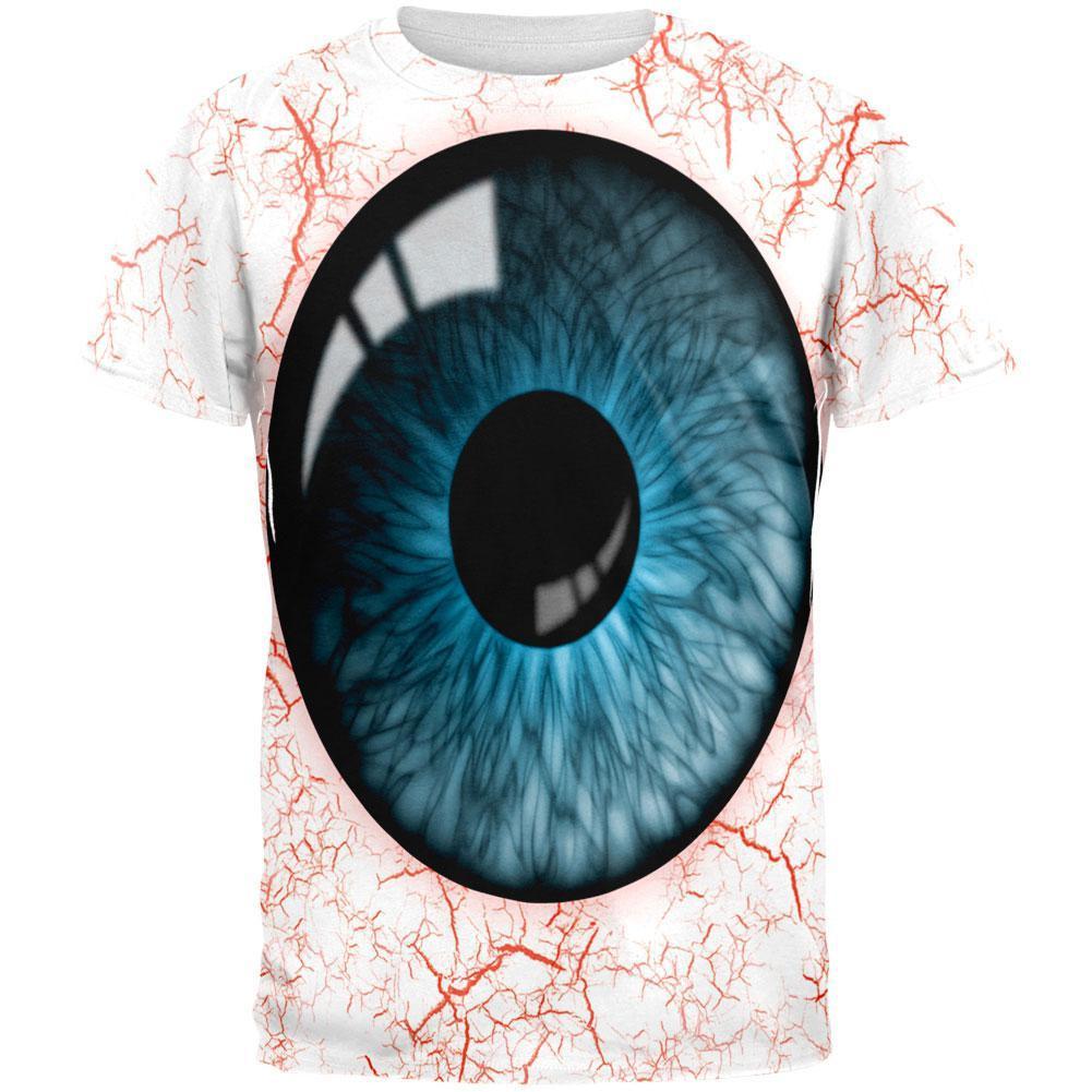 Blue Eyeball Costume All Over Adult T-Shirt