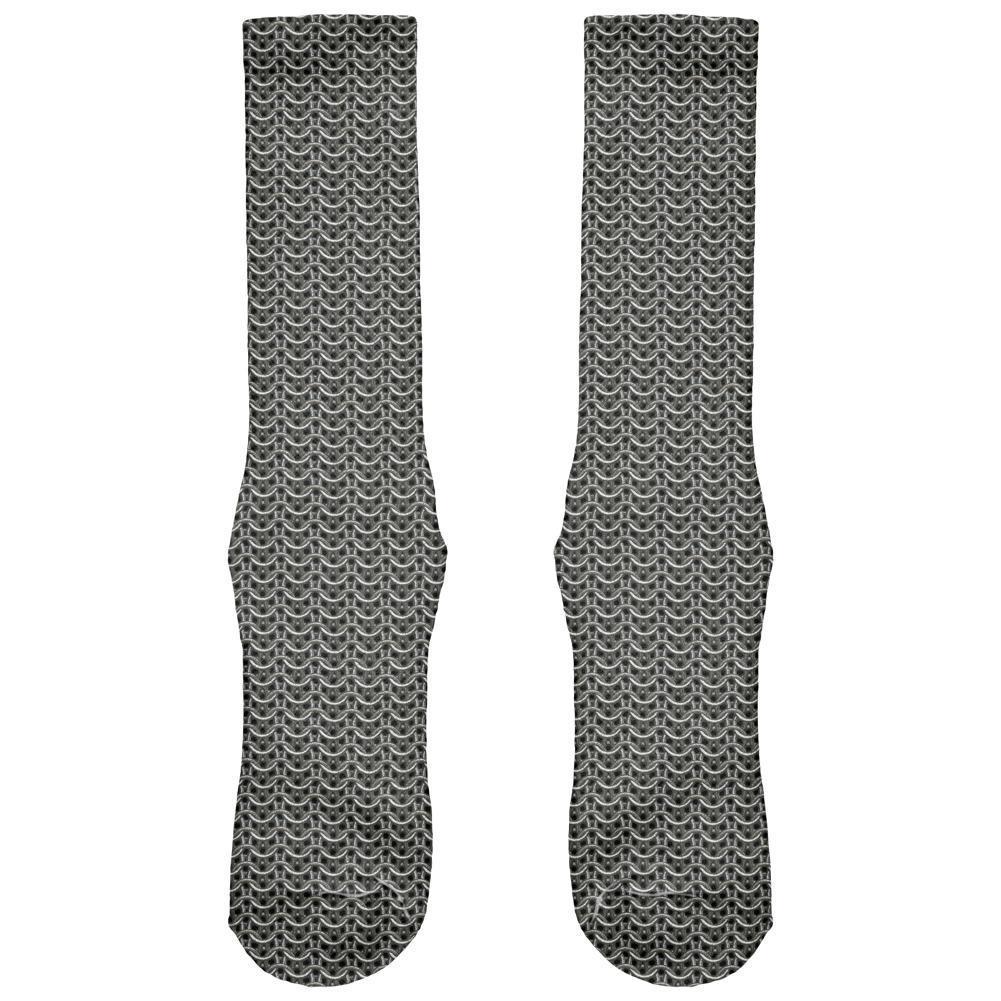 Chainmail Costume All Over Crew Socks