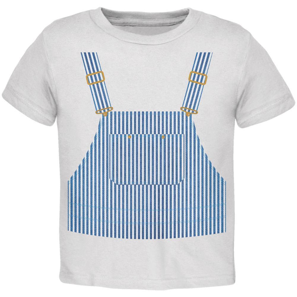 Train Engineer Costume White Toddler T-Shirt