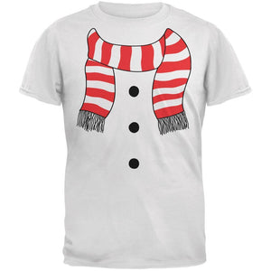 Halloween Snowman Suit Costume White Youth T-Shirt