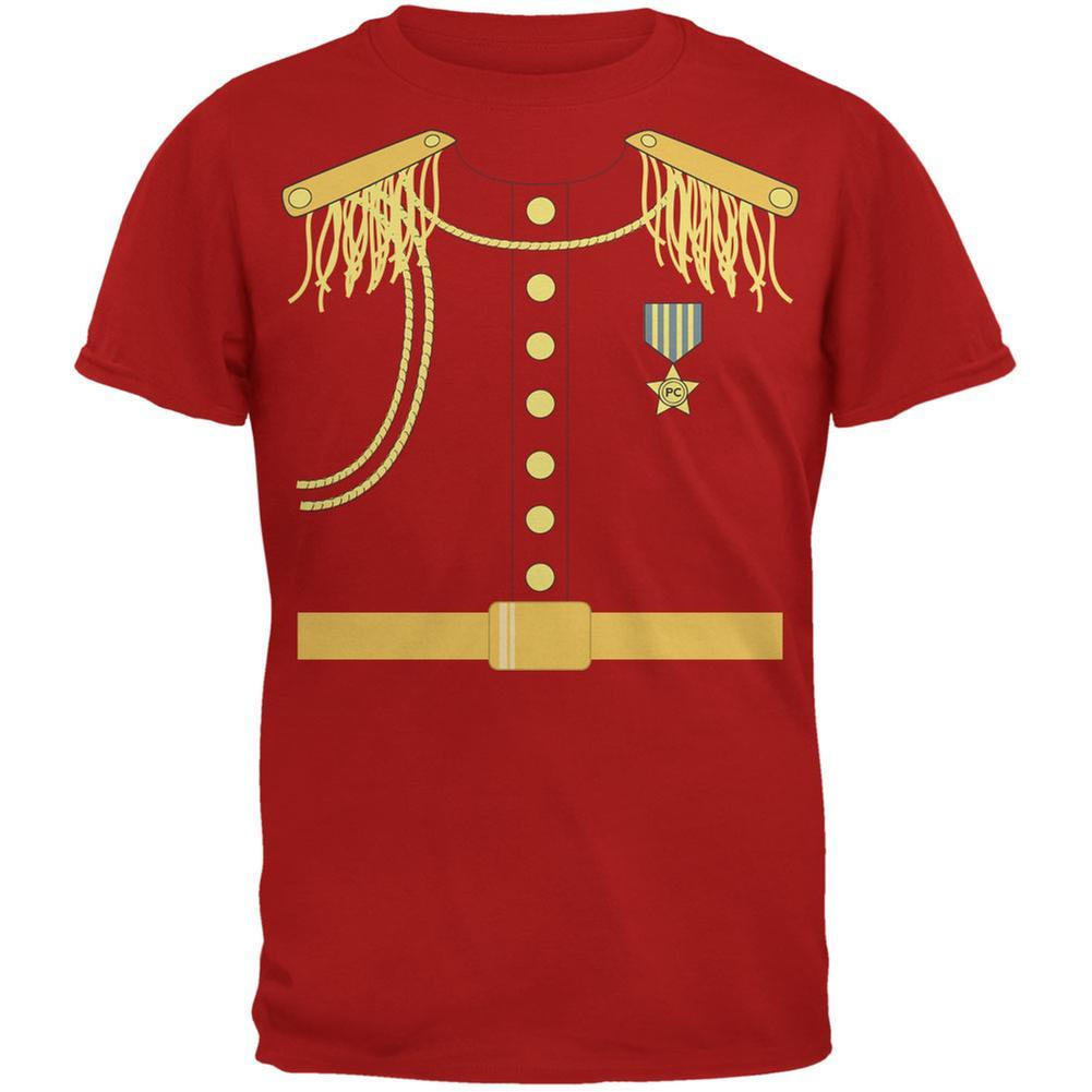 Halloween Prince Charming Costume Red Adult T-Shirt