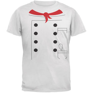 Halloween Chef Costume White Adult T-Shirt