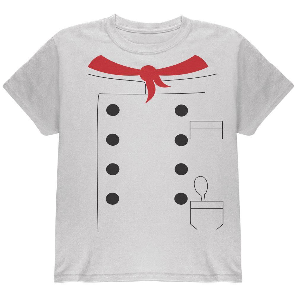 Halloween Chef Costume White Youth T-Shirt