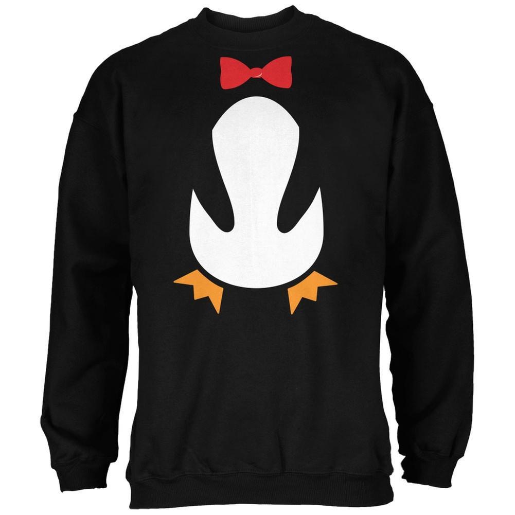 Halloween Penguin Costume Black Adult Sweatshirt