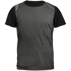 Halloween Chainmail Costume Adult Black Back T-Shirt