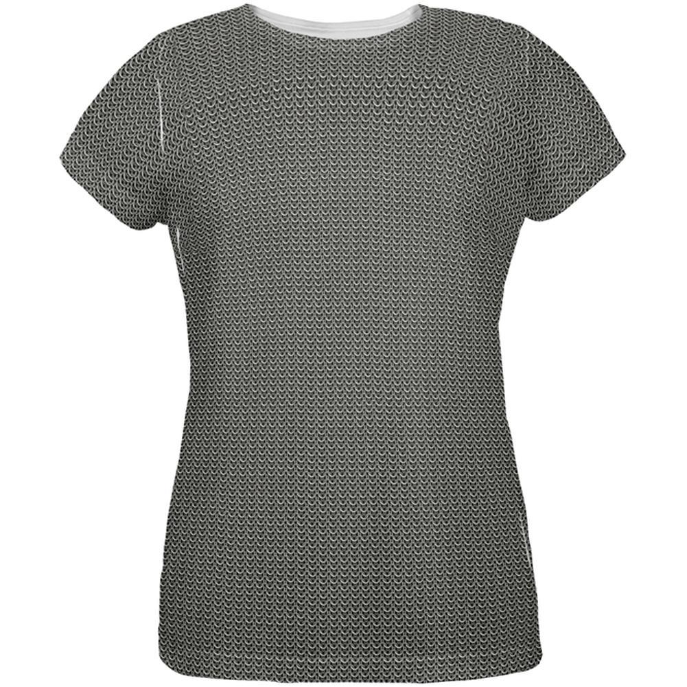 Halloween Chainmail Costume All Over Womens T-Shirt