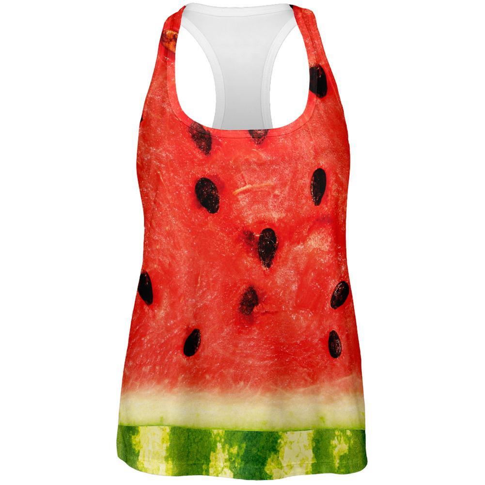 Watermelon Costume All Over Womens Work Out Tank Top