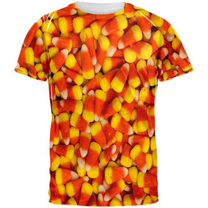 Halloween Candy Corn All Over Adult T-Shirt