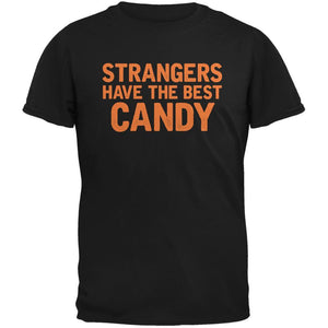 Halloween Strangers Have The Best Candy Black Adult T-Shirt