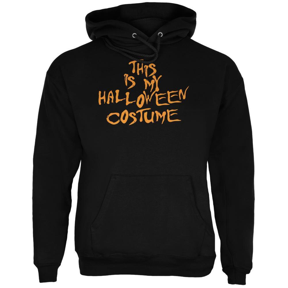 My Funny Cheap Halloween Costume Black Adult Hoodie