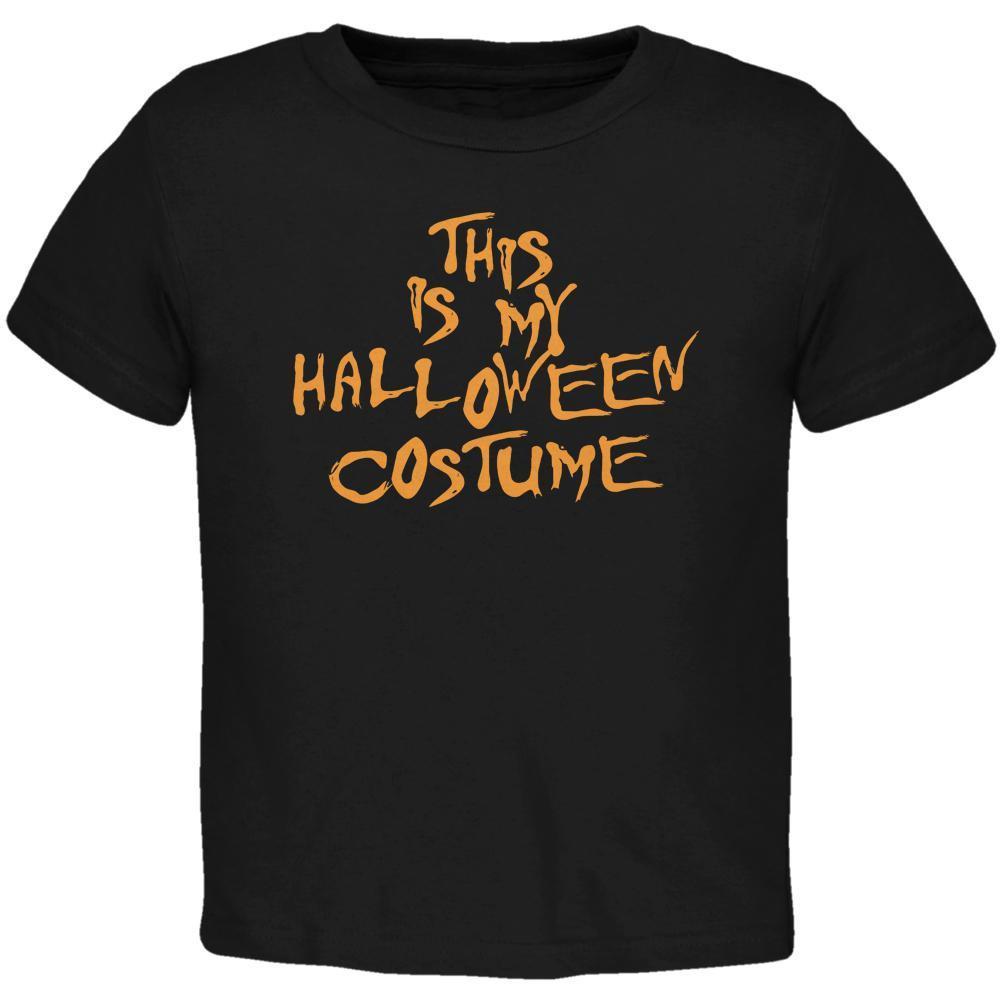 My Funny Cheap Halloween Costume Black Toddler T-Shirt