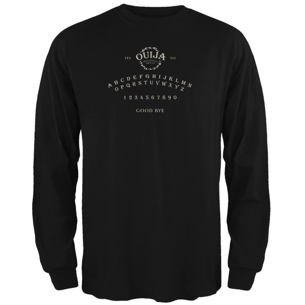 Halloween Ouija Board Costume Black Adult Long Sleeve T-Shirt