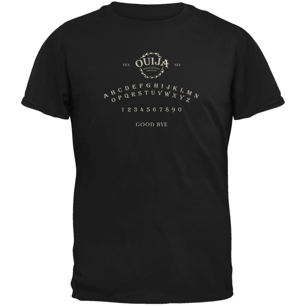 Halloween Ouija Board Costume Black Adult T-Shirt