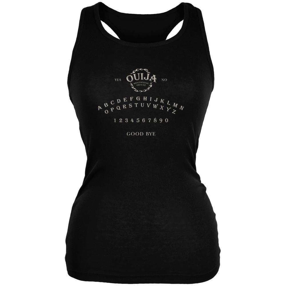 Halloween Ouija Board Costume Black Juniors Soft Tank Top