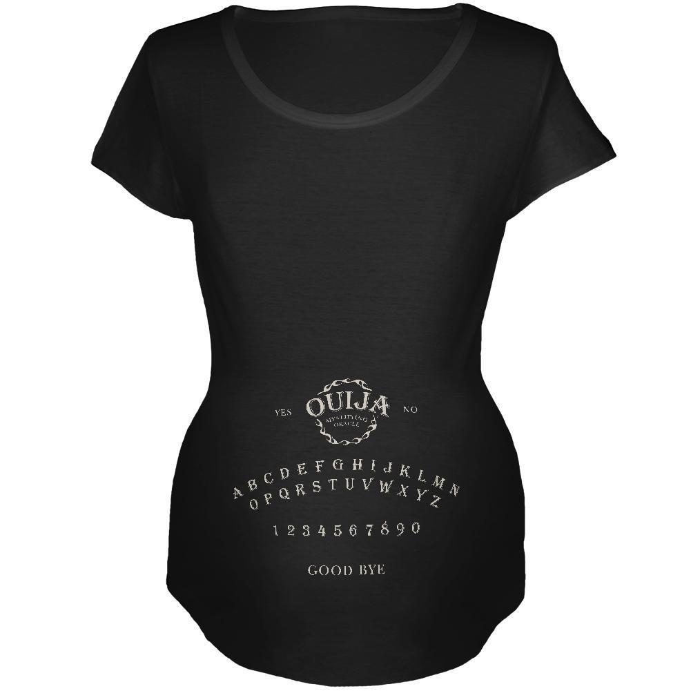 Halloween Ouija Board Costume Black Maternity Soft T-Shirt