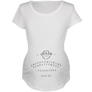 Halloween Ouija Board Costume White Maternity Soft T-Shirt