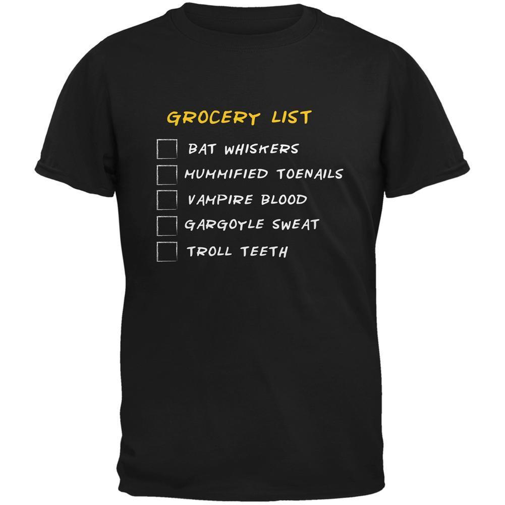 Halloween Checklist Black Youth T-Shirt