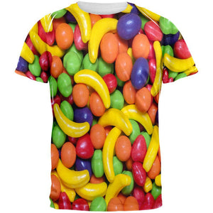 Halloween Fruit Candy All Over Adult T-Shirt