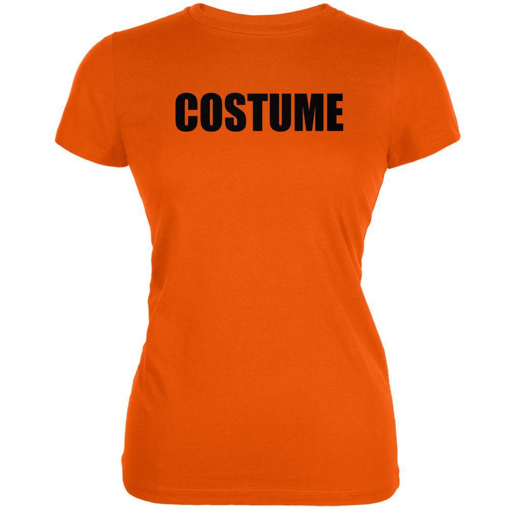 Halloween Costume Costume Orange Juniors Soft T-Shirt
