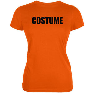 Halloween Costume Costume Orange Juniors Soft T-Shirt