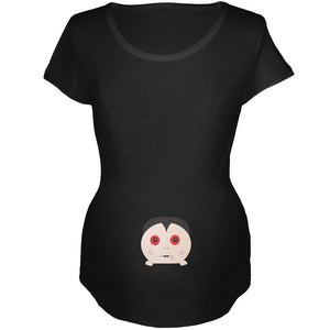 Halloween Vampire Baby Black Maternity Soft T-Shirt