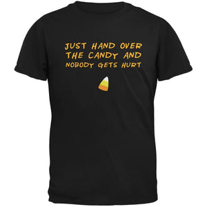 Halloween Just Hand Over The Candy Black Adult T-Shirt