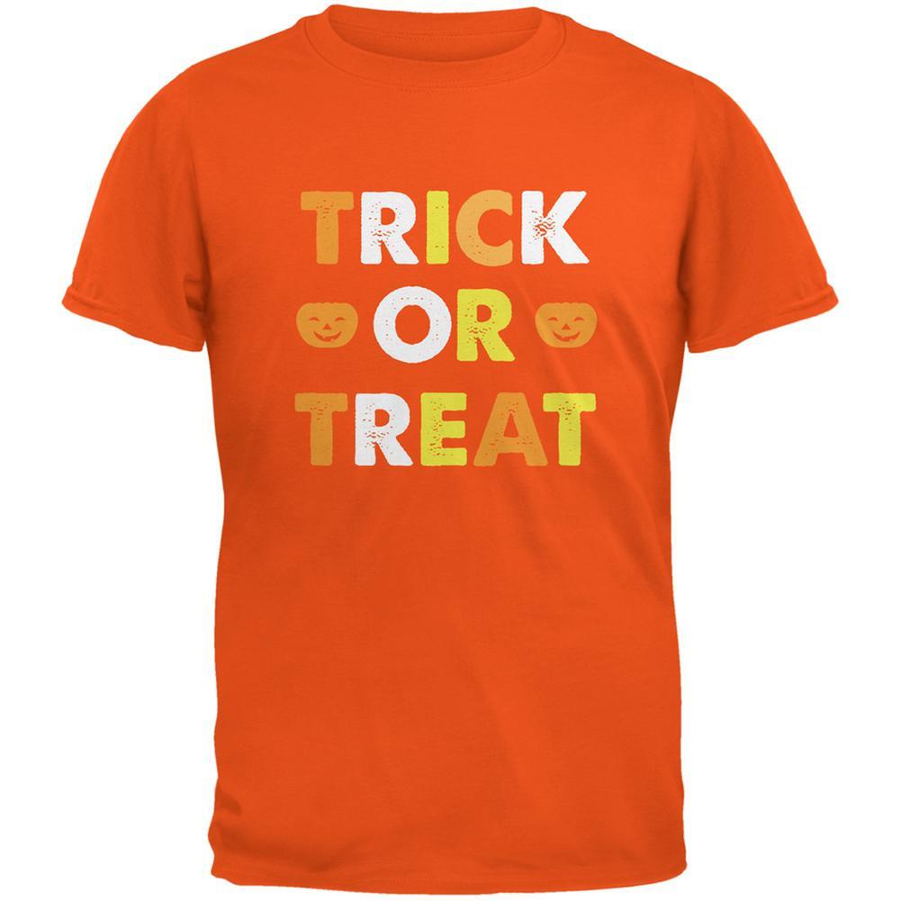Halloween Trick Or Treat Orange Youth T-Shirt
