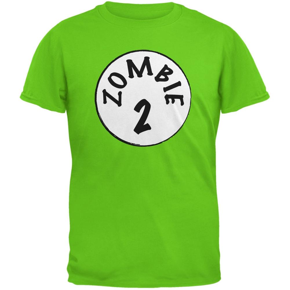 Halloween Zombie 2 Two Costume Electric Green Youth T-Shirt