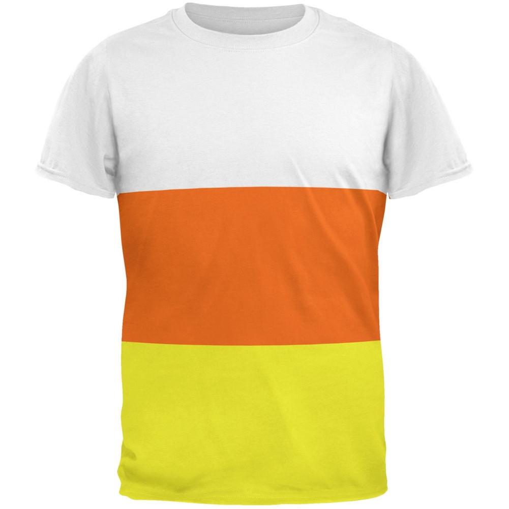 Halloween Candy Corn Costume All Over Adult T-Shirt