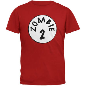 Halloween Zombie 2 Two Costume Red Youth T-Shirt