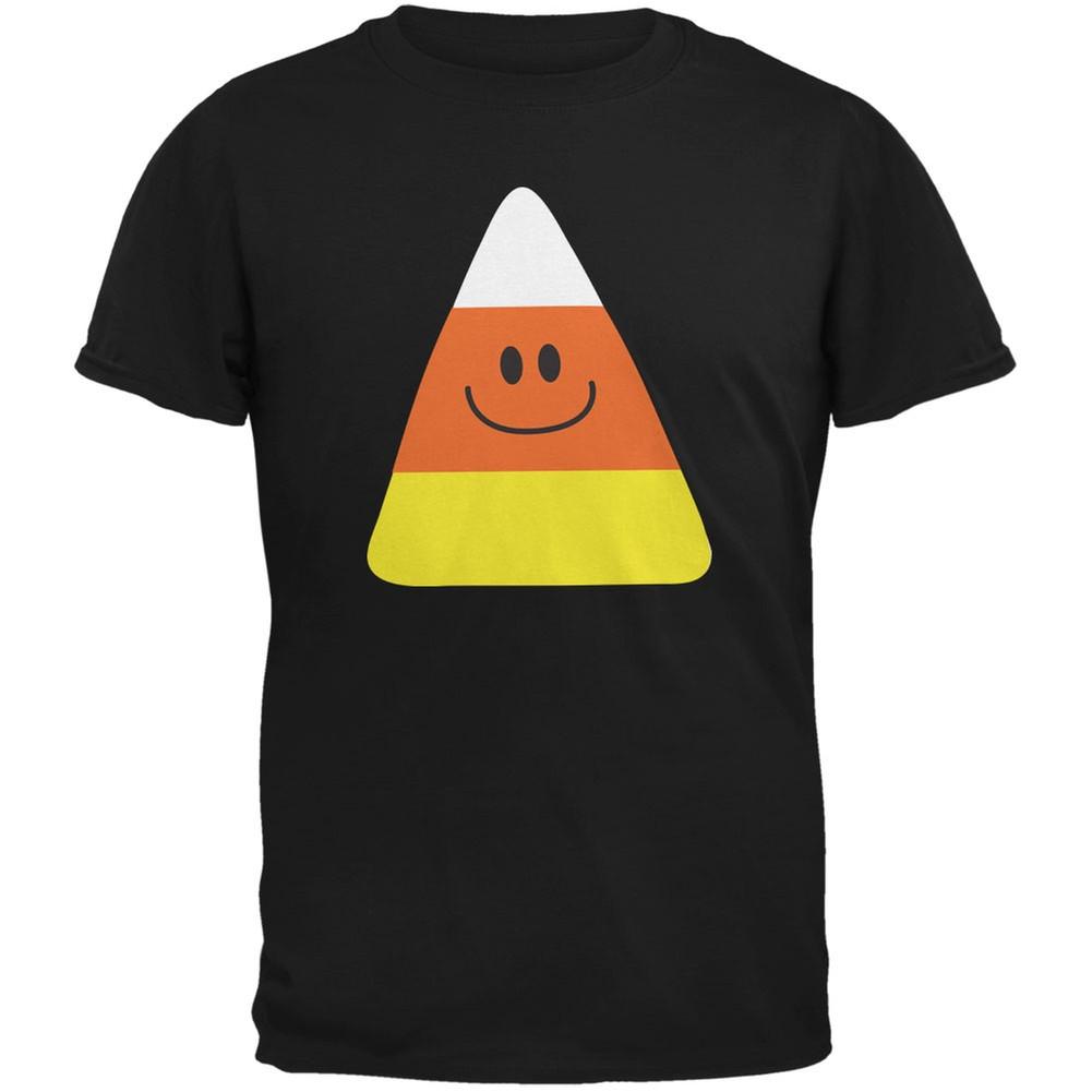 Halloween Candy Corn Costume Black Youth T-Shirt