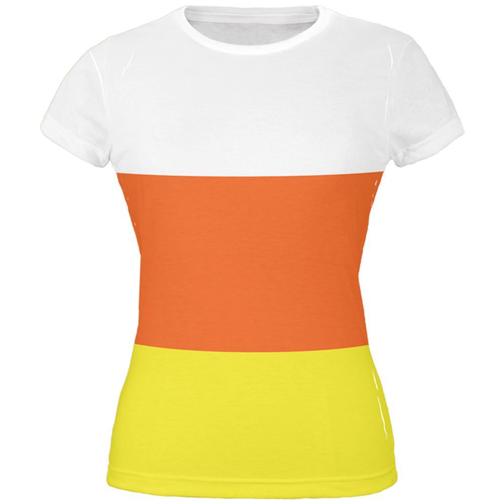 Halloween Candy Corn Costume All Over Juniors T-Shirt