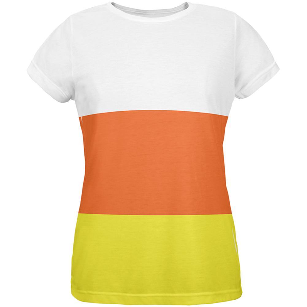 Halloween Candy Corn Costume All Over Womens T-Shirt