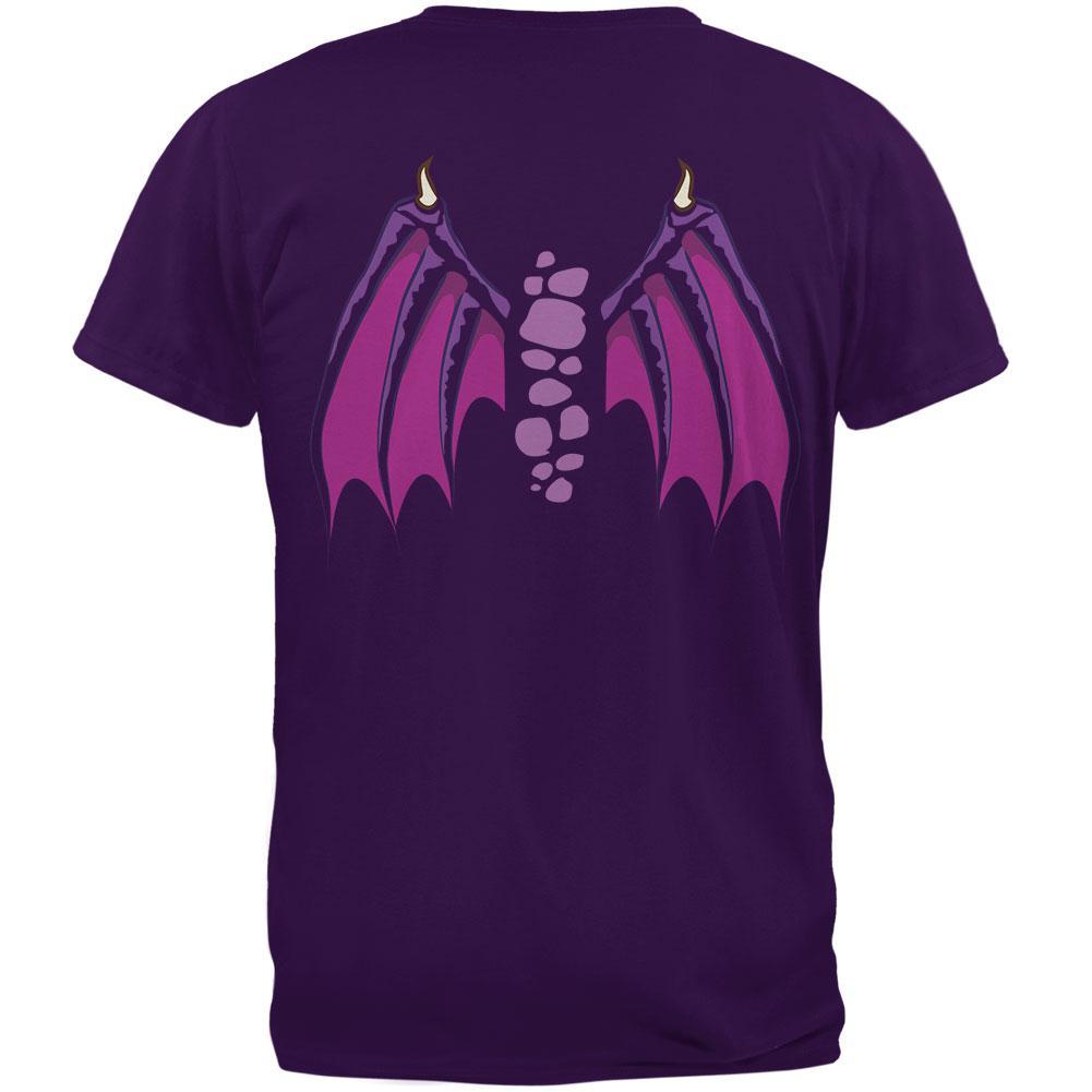 Halloween Flying Purple People Eater Purple Adult T-Shirt