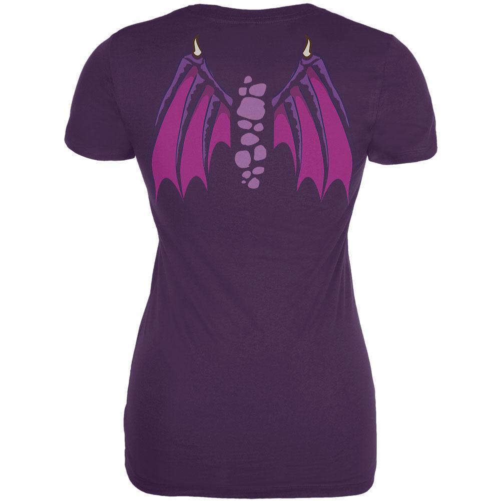 Halloween Flying Purple People Eater Purple Juniors Soft T-Shirt